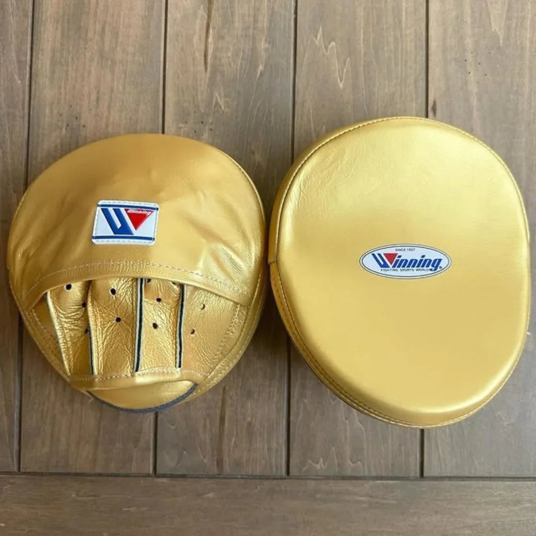 Front Back Winning Gold Boxing Punch Mitts